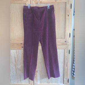 New Directions flat front corduroy pants size 12